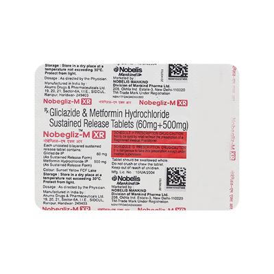 NOBEGLIZ M XR Tablet 10's - Diabetes-Ant