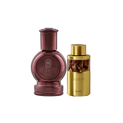 Ajmal Tempest Concentrated Perfume Oil Floral Attar And Aurum Concentrated Perfume Oil Fruity Floral Attar 22 ml - Deodorants/Roll-Ons
