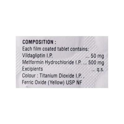 VILDAPHAGE M Tablet 15's - Diabetes-Ant