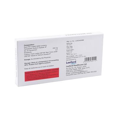 FRAPETERM 200 Tablet 6's - Bacterial Infections-OBL