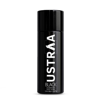 Ustraa Black Deodorant Body Spray 150ml - Deodorants/Roll-Ons