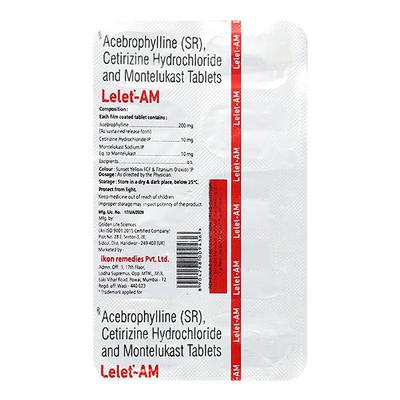 LELET AM Tablet 10's - Asthma/COPD-Ast