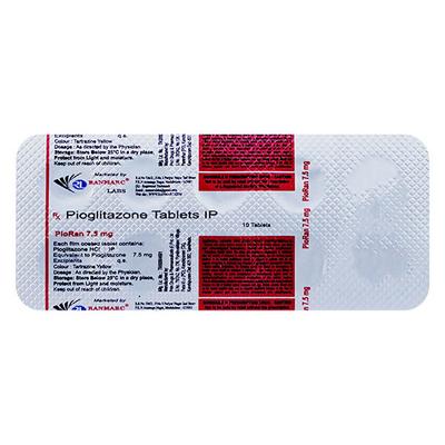 PIORAN 7.5mg Tablet 10's - Diabetes-Ant
