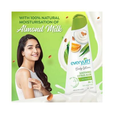Everyuth Naturals Lotion Citrus Aloe Bottle 200 ml - Lotions & Creams