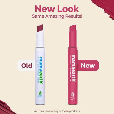 Mamaearth Moisture Matte Long stay Lipstick with Avocado Oil & Vitamin E for 12 Hour Long Stay 03 Candy floss Pink 2 gm - Lipsticks