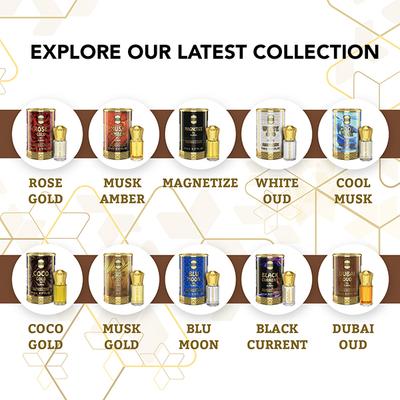 Ajmal Dubai Oud Concentrated Perfume Free From Alcohol for Unisex 5 ml - Perfumes (Edt/Edp)