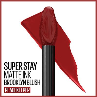 Maybelline Super Stay Matte Ink Brooklyn Blush - Peacekeeper, Liquid Lipstick, Matte Lipstick 5 gm - Lipsticks