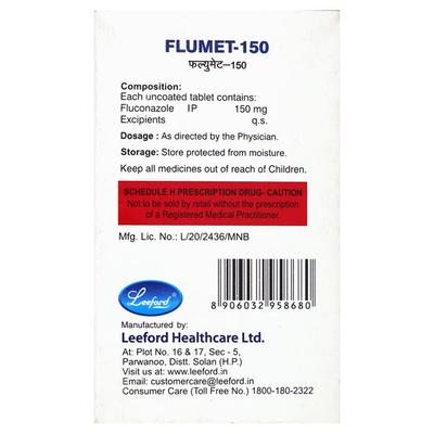 Flumet 150mg Tablet 1'S - Fungal Infections-Anf