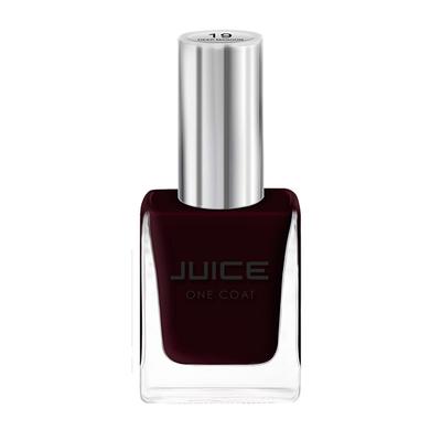 JUICE One Coat Long Lasting Quick Dry Chip Resistent Nail Polish DEEP MAROON 19 11 ml - Nail Polish