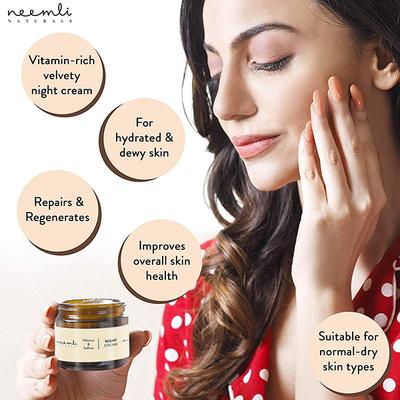 Neemli Naturals Hibiscus & Saffron Night Cream 50 ml - Night Cream
