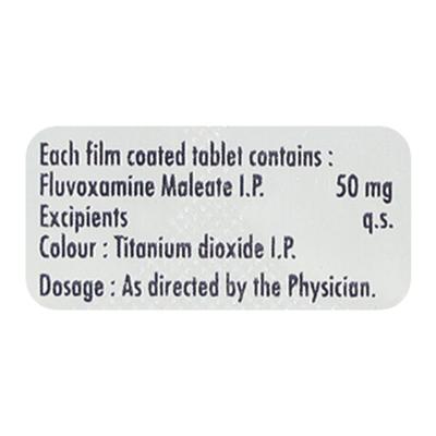 Uvox 50mg Tablet 10'S - Depression-Ant