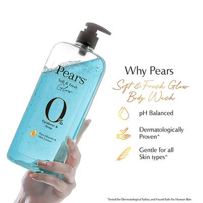 Pears 98% Pure Glycerin Soft & Fresh Glow Body Wash 250 ml - Shower Gels & Body Wash