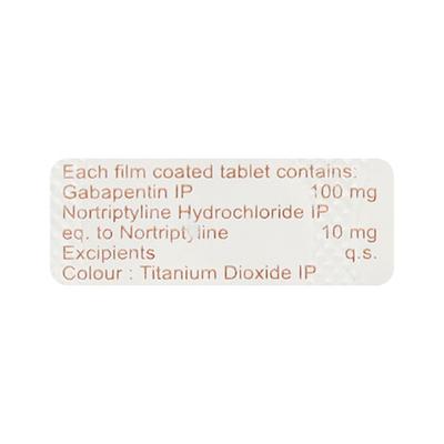 Arigaba NT 100mg Tablet 10'S - Neuropathic Pain-Dru