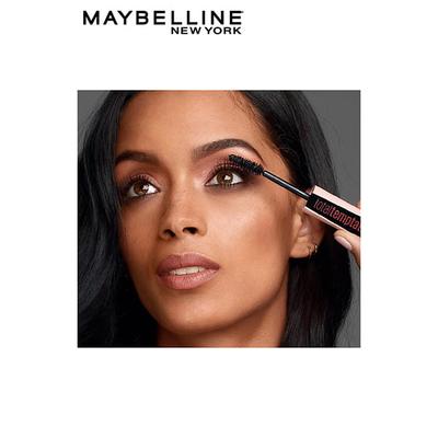 Maybelline New York Total Temptation Masacara, Blackest Black (Washabale) 8.25 gm - Mascaras
