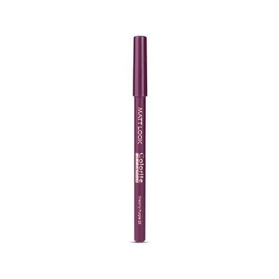 Matt Look Colorite Lip Contour, Lighweight Application, Dreamy purple-22 0.9 gm - Lip Liners