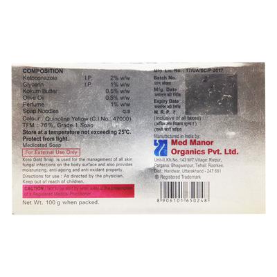 Keto Gold Premium Soap 100gm - Fungal Infections-Taa