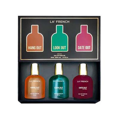 La French Hang Out, Look Out and Date Out Perfume Gift Set For Unisex - 90 ml - Women Perfumes (Edt/Edp)