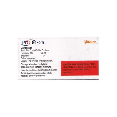 PROLET 25 Tablet 15's - Epilepsy/Convulsion-Ant