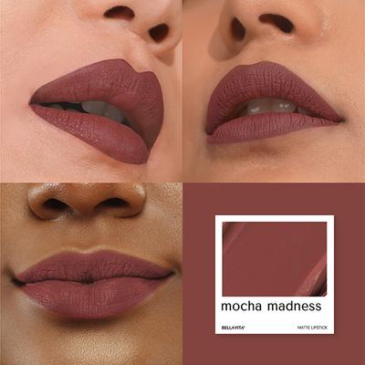 Bellavita Kiss-Proof Liquid Lipstick Mocha Madness 4.5 ml - Liquid Lipsticks