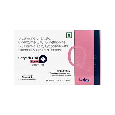 COZYRICH Q10 FORTE NUTRACEUTICAL Tablet 10's - Supplements-Sup