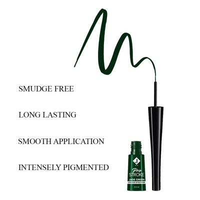 Jaquline USA ProStroke Jade Green Liquid Eyeliner 3.5 ml - Eyeliners