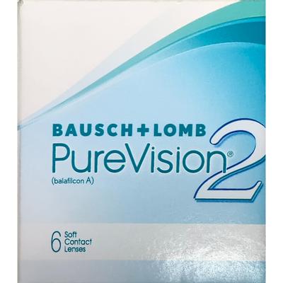 Bausch + Lomb PureVision 2 Soft Contact Lens (-1.25) 6's - Contact Lenses