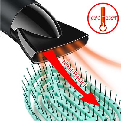 NuWay 4HAIR U.S. Patented Detangler Hair Brush for Men & Women - Teal - Detangling TravelC 1s 1's - Hair Brushes