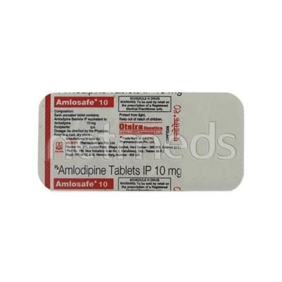 Amlosafe 10mg Tablet 10'S - Hypertension-Cal