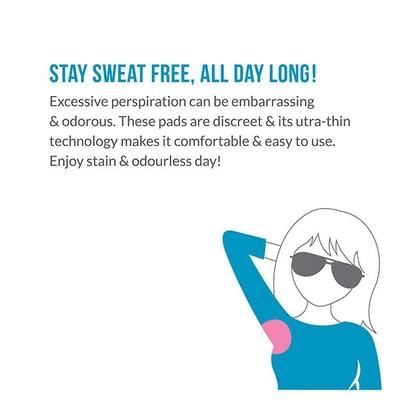 Sirona Under Arm Sweat Pads for Men and Women (Pack of 2 x 24's) - Intimate Care