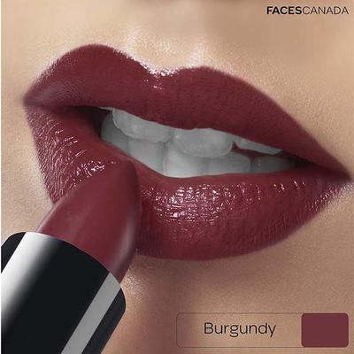 Faces Canada Weightless Creme Finish Lipstick Burgundy 17 4 Gm - Lipsticks