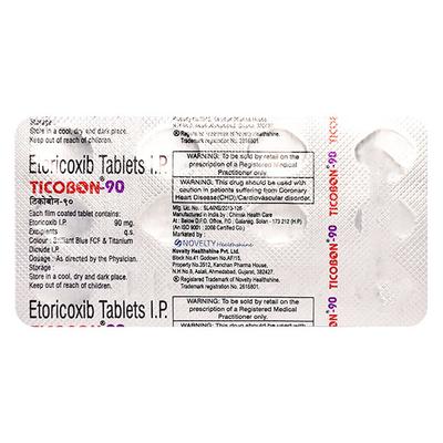 TICOBON 90 Tablet 10's - Pain relief-Nsa