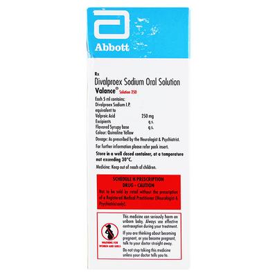 Valance 250 Solution 100ml - Epilepsy/Convulsion-Ant