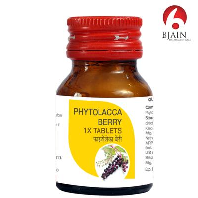 Bjain Phytolacca Berry 1X Tablets 25 gm - Bio-Chemic