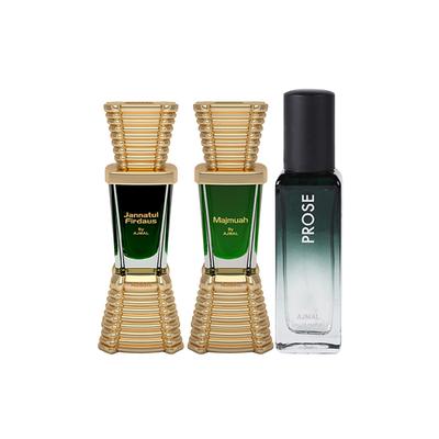 Ajmal Jannatul Firdaus & Majmuah Of CP & Prose EDP Pack of 3 20 ml - Women Perfumes (Edt/Edp)