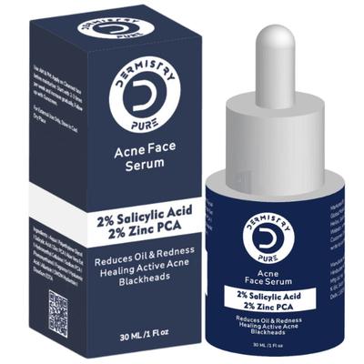 Dermistry Pure Acne 2% Salicylic Acid 2% Zinc PCA Face Serum 30 ml - Face Serum