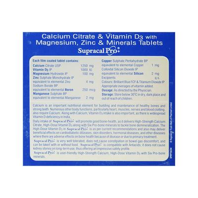Supracal Pro + Tablet 15'S - Supplements-Cal