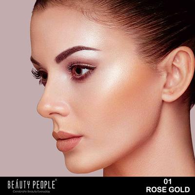 Beauty People Brick Highlighter & Blush Shade 01 7 gm - Highlighters & Illuminators