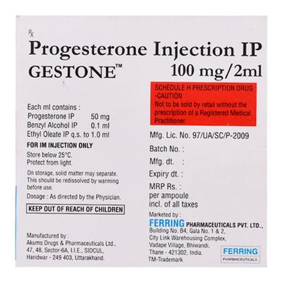 Gestone 100mg Injection 2ml - Hormonal Therapy-Oes