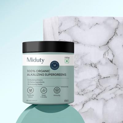 Miduty Organic Super Greens Powder 250 g - Weight Loss