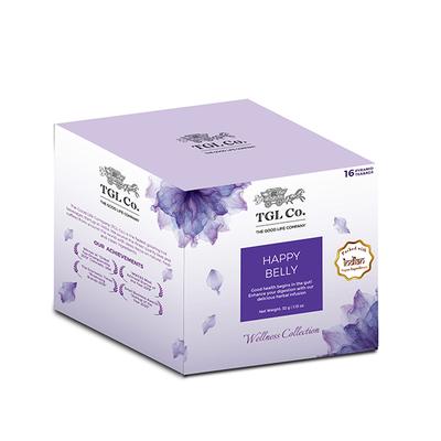TGL Co. Tea Bag - Happy Belly 16's - Herbal/Green Teas