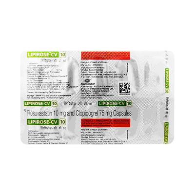 LIPIROSE CV 10 Capsule 10's - High Cholesterol-Dys