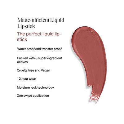 Diam Beauty Matte-nificient Liquid Lipstick, Nude Attitude 5 ml - Liquid Lipsticks