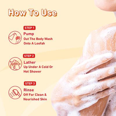 Plum BodyLovin' Caramel Popcorn Body Wash - Caramel Popcorn Fragrance 240 ml - Shower Gels & Body Wash