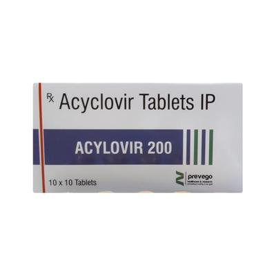 ACYLOVIR 200 Tablet 10's - Viral infections-Ant
