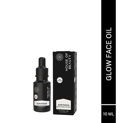 House of Beauty Super Fruit Glow Oil with Peach+Jojoba-All Skin Type For Massage & Primer 10ml - Face Oils
