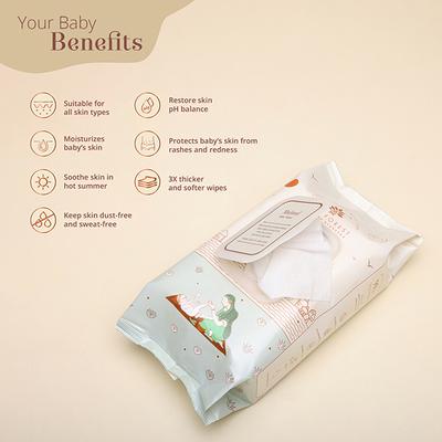Baby Forest Mulmul Baby Wipes 72 each 1's - Cotton Buds & Balls