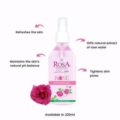 Rosa Rose Hydrating Mist 220 ml - Body Mist/Spray