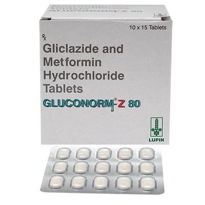 GLUCONORM Z 80mg Tablet 15's - Diabetes-Ant
