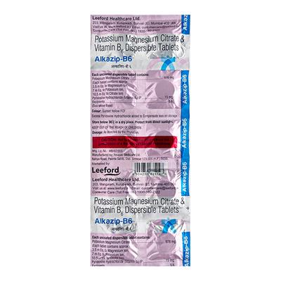 ALKAZIP B6 Dispersible Tablet 10's - Kidney Disease/Stones-Oth
