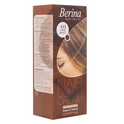 Berina A13 Copper Brown Hair Color Cream 60 gm - Crème